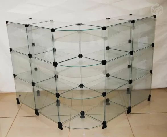 Balcão de vidro